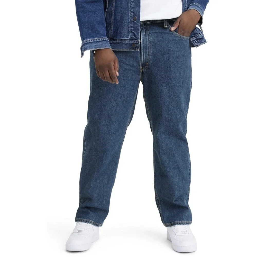 NWT Levi's 550 Relaxed Fit Big & Tall Men's‎ Blue Denim Jeans 100% Cotton 48x30